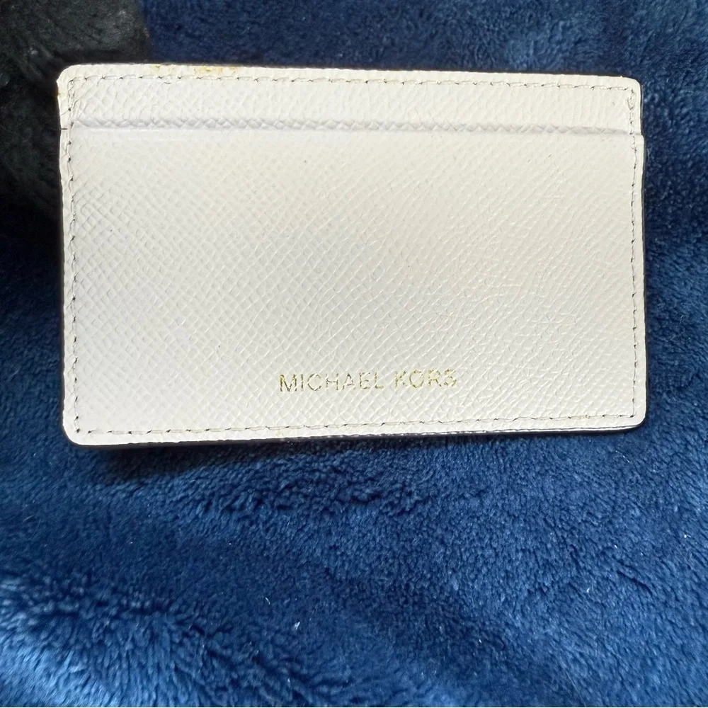 Michael Kors Jet Set Charm Small ID Cream Card Holder